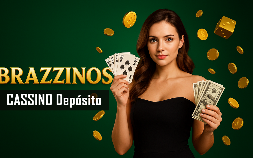 Depósito no Brazzino - Pix, cartões, transferência e cripto